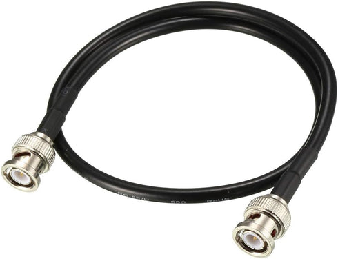 uxcell RG58 Coaxial Cable with BNC Male to BNC Male Connectors 50 Ohm 20 Inch...