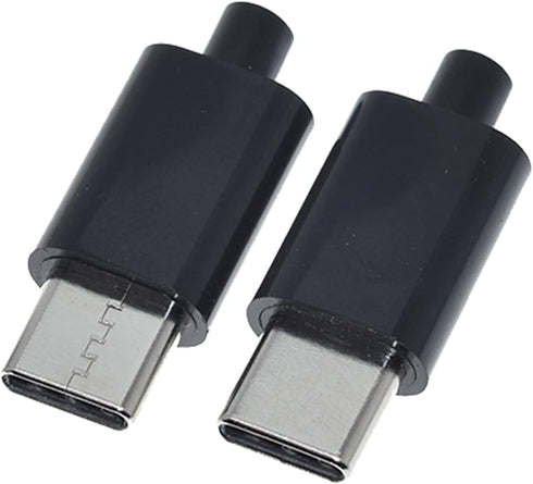 10Set USB 3.1 Type C Male Connector 24 Pin Welding Data Line Interface 24P PCB Board Support Module (Black)...