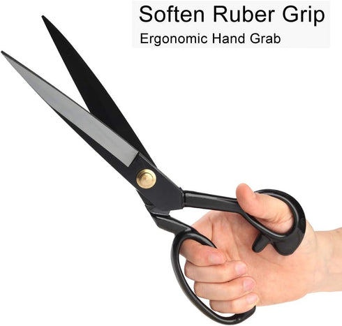 Professional Tailor Scissors,Sewing Scissors 9 Inch+Free Thread Snips - Heavy Duty Scissors Stronger Than Stainless Steel Scissors - Fabric Scisso...