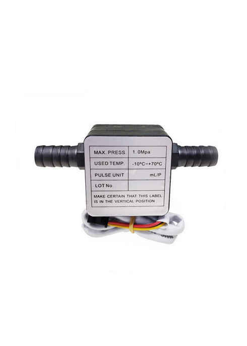 3/8" Oil Flow Sensor High Density Liquid Food-Grade Switch Hall Effect Flowmeter Fluid Meter Gear Counter Connect Hosepipe 5-600L/H for Fuel Gasol...