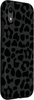 iPhone XR Black leopard print case for women cheetah protective phone Case...