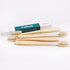 Bamboo Toothbrush Medium Boar Bristles Natural Toothbrush NO Plastic Environmentally (8 Pieces Toothbrush)...