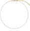 Round White Simulated Shell Pearl Necklace Strand | Pearl Choker Necklace | Jewelry for Women Mother...