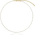 Round White Simulated Shell Pearl Necklace Strand | Pearl Choker Necklace | Jewelry for Women Mother...