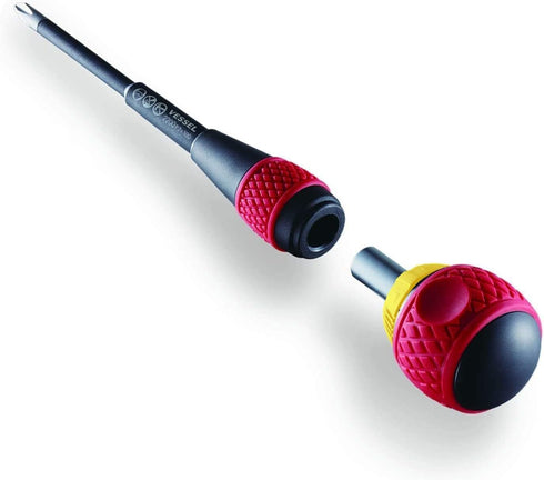VESSEL BALL GRIP Ratchet Screwdriver (+2x100(4") J)...