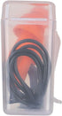 Klein Tools 605036 Corded Earplugs, 25dB NRR, Reusable Orange Earplugs, 6-Pack with Case for Construction, Industrial Use, Shooting and Hunting...