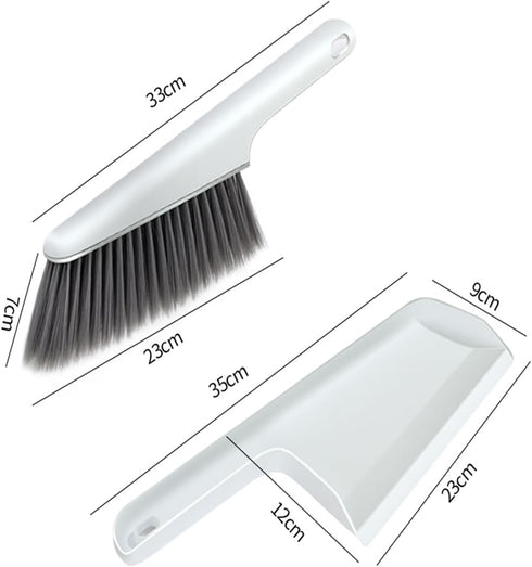 Home Cleaning Hand Broom, Household Clean Dust Hair Brush Tool, Counter Duster for Bench, Car, Furniture, Bed,Sofa...