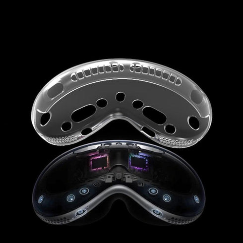 Compatible with Apple Vision Pro Case TPU Protective Cover Case for Vision Pro VR Headset 2024 Accessories?Transparent&Crystal Clear?......