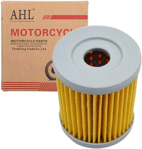 AHL 132 Oil Filter for Suzuki LTF250 LTF 250 Quadrunner 4X4 250 1988 1989 1990 1991 1992 1993 1994 1995 1996 1997 1998 1999 2000 2001 2002 (3pcs)...