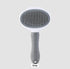 Pet Hair Brush for Small Dogs and Cats, Long Handle, Lightweight, Gray, grey...