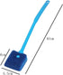 2 Pieces Aquarium Cleaning Brush Fish Tank Cleaning Brush Double-Sided Sponge Brush Long Handle Fish Tank Scrubber for Aquariums and Home(Blue, Gr...
