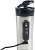 RoadPro RP0719 12-Volt 15oz. Premium Heated Travel Mug, Silver, Black...