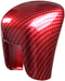 ABS Carbon Fiber Texture Car Center Control Gear Shift Knob Head Trim Cover,Gear Shift Knob Cover for Honda Civic 2022 (Red-Carbon Fber Texture)...