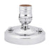 E26/E27 Ceiling/Wall Light Base Holder, Converter Adapter Light Pendant Bulb Lamp Screw Socket for Home Improvement(Silver)...