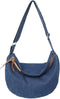 Denim Purse for Women Cross Body Bag Blue Jean Purses Canvas Tote Crescent Shoulder Bag Crossbody Hobo Handbags...