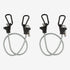 National Hardware N263-081 Bungee Cords with Carabiner 2 Pack Tie Down Straps with Adjustable Length, Useful as Car Hooks, Truck Accessories and G...