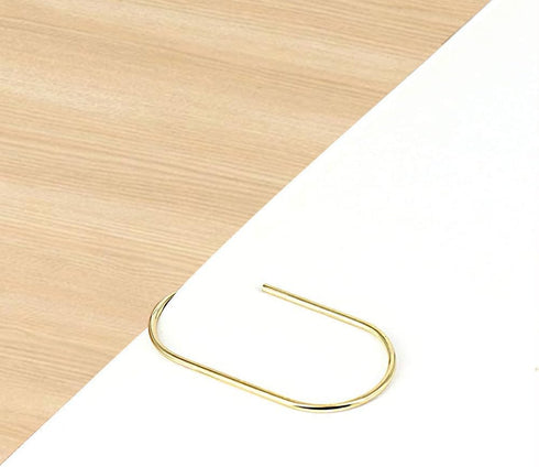 50PCS Jumbo Gold Paper Clips, 50 mm Paper Clips?Non-Slip and Smooth...