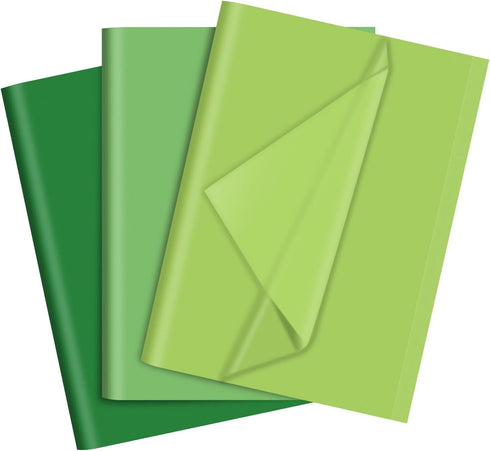 Sadaunbe 60 Sheets Mixed Green Tissue Paper for Packaging Gift Bags Decoration, Green Wrapping Tissue Paper Bulk for DIY Art Crafts Birthday Weddi...