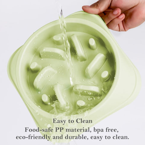 2PCS Slow Feeder Dog Bowls Small Dog, Non-Slip Puzzle Dog Bowl Slow Eating, Interactive Bloat Stop Dog Bowls, Anti-Gulping Pet Slower Food Feeding...