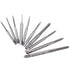 Yakamoz 10pcs Micro Taps Bits Mini Machine Screw Drill Tap Set Metric Thread Screws Plug Bit Small Tapping Bits Tool...