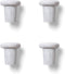 Outset B320 Silicone Wine Bottle Stoppers, White Marble, Small...