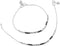 Efulgenz Indian Silver Tone Chain Anklet Set for Women Bracelet Payal Foot Jewelry for Women...