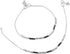 Efulgenz Indian Silver Tone Chain Anklet Set for Women Bracelet Payal Foot Jewelry for Women...
