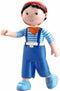 HABA Little Friends Matze - 4" Boy Dollhouse Toy Figure with Blue Overalls and Red Cap...