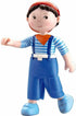 HABA Little Friends Matze - 4" Boy Dollhouse Toy Figure with Blue Overalls and Red Cap...
