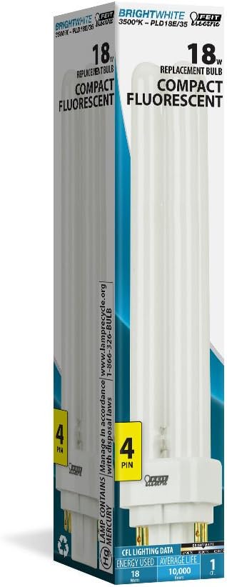 Feit Electric PLD18E/35 18-Watt Fluorescent PL Bulb...