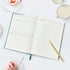 Hardcover Recipe Book Blank 7”x9.6” B5 Recipe Journal Cookbook 100GSM Thick Paper 160Pages Family Cooking 80+ Recipes Baking DIY Leather Cover Hom...