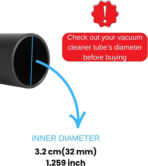 32mm Upholstery Floor Stair Tool For Vacuum Cleaner fits (1-1/4 inch) Spare Part...