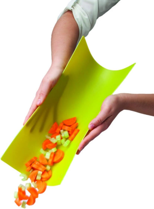 Joie Color Coded Flexible Cutting Mats, Non-Slip Base, Minimal Kitchen Accessory, Easy Food Disposal...