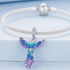 Butterfly Ladybug Cat Bird Charm 925 Sterling Silver Animal Charms for Pandora Charm Bracelet (Phoenix Charm)...