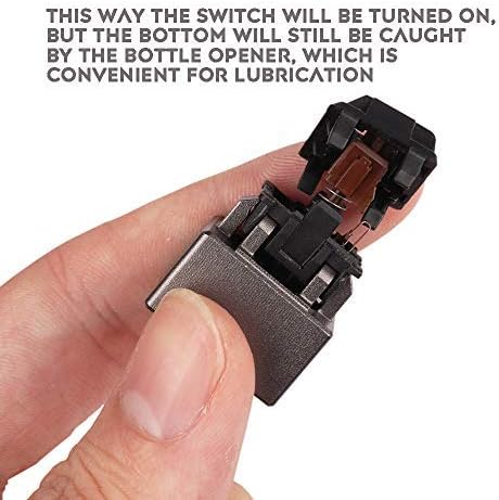Gliging Metal Switch Opener Mechanical Keyboard Keycaps Aluminum Alloy Instantly for Gateron Cherry mx Switches...