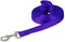 LupinePet Basics 3/4" Purple 15-foot Extra-Long Training Lead/Leash for Medium and Larger Dogs...