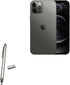 BoxWave Stylus Pen Compatible with Apple iPhone 12 Pro Max (Stylus Pen DualTip Capacitive Stylus, Fiber Tip Disc Tip Capacitive Stylus Pen for App...