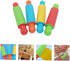 Toyvian 4pcs Painted Clay Rolling Pin Tools Rollers Small Pastry Rolling Pin Plastic Drum Bulk Gummy Candy Mini Tools Kids Playdough Kit Clay Doug...