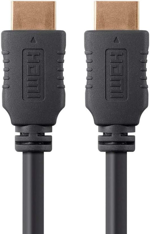 Monoprice 4K High Speed HDMI Cable - HDMI 2.0, 4K@60Hz, HDR, HDR10, Dolby Vision, 18Gbps, YUV 4:4:4, 28AWG, With Ferrite Cores, 6 Feet, Black...