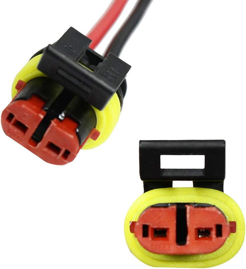 5Kit 2 Pin Way 18 AWG Car Waterproof Connector Plug Wire 1.5mm Series Terminal Connector-5 Pack (5 Kit 2 Pin)...