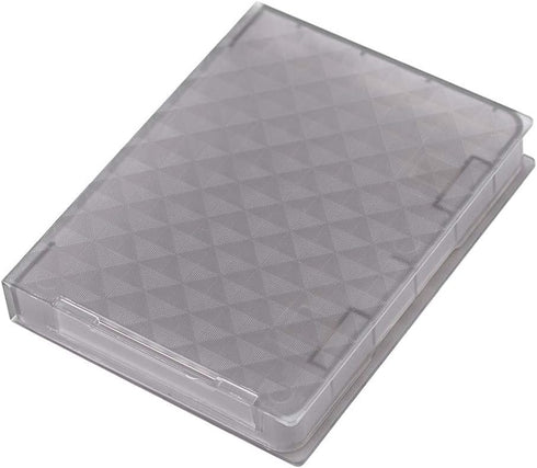 Wendry Hard Drive Disk Protective Box, Shockproof Anti-Static Storage Case for 2.5 Inch Non-Slip (Gray)...
