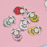 100Pcs Cute Sheep Shape Wooden Buttons in Bulk for DIY Crafts Sewing Knitting Card Making Mix Color...