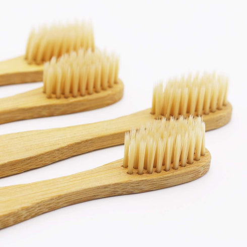 DR PERFECT Natural Bamboo Toothbrush Soft Bristles for Adults Pack of 12...