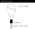 Sakali Universal Carbon Fiber Manual or Automatic Car Gear Shift Knob Shifter Lever Black...