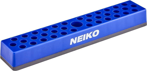 NEIKO 02401A H?? ??t Organizer, 37 Hole Drill B?t Holder Organizer, 1/4" H?x for Storage of He? ?its and Drill ??ts, Magnetic Bit Holder with Magn...