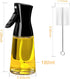180ml Glass Olive Oil Sprayer with Brush for Cooking - Thick Glass, Strong Spray Force...