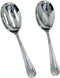 Stainless Steel Solid and Slotted Banquet Serving Spoon Set - 8 3/4" Inch...