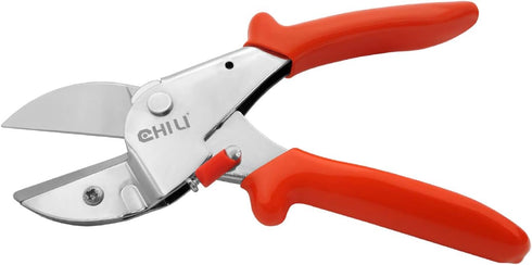 7" Pruning Shears with SK-5 Blades, Bypass Anvil Pruner, Hand Pruner, Clippers for Gardening Tools, Hi-Leverage Type (Ø ? 17MM), Made in Taiwan...
