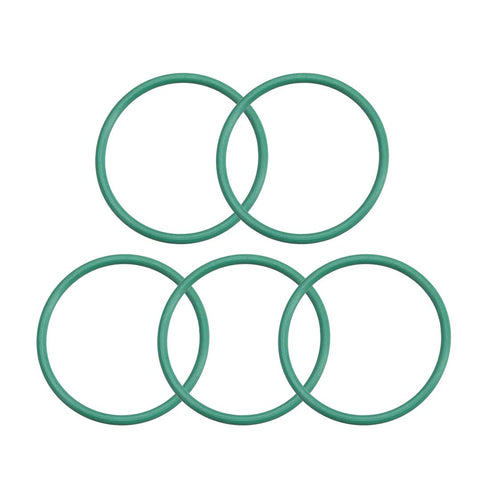 uxcell Fluorine Rubber O-Rings, 30mm OD 27mm ID 1.5mm Width FKM Seal Gasket for Machinery Plumbing, Green, Pack of 5...