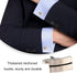 2 Pcs Cufflinks Stripes Cuff Link Knot Simple Shirt Studs for Graduation Ceremonies and Business Meeting Gold Black Cufflinks for Men Ideal for We...